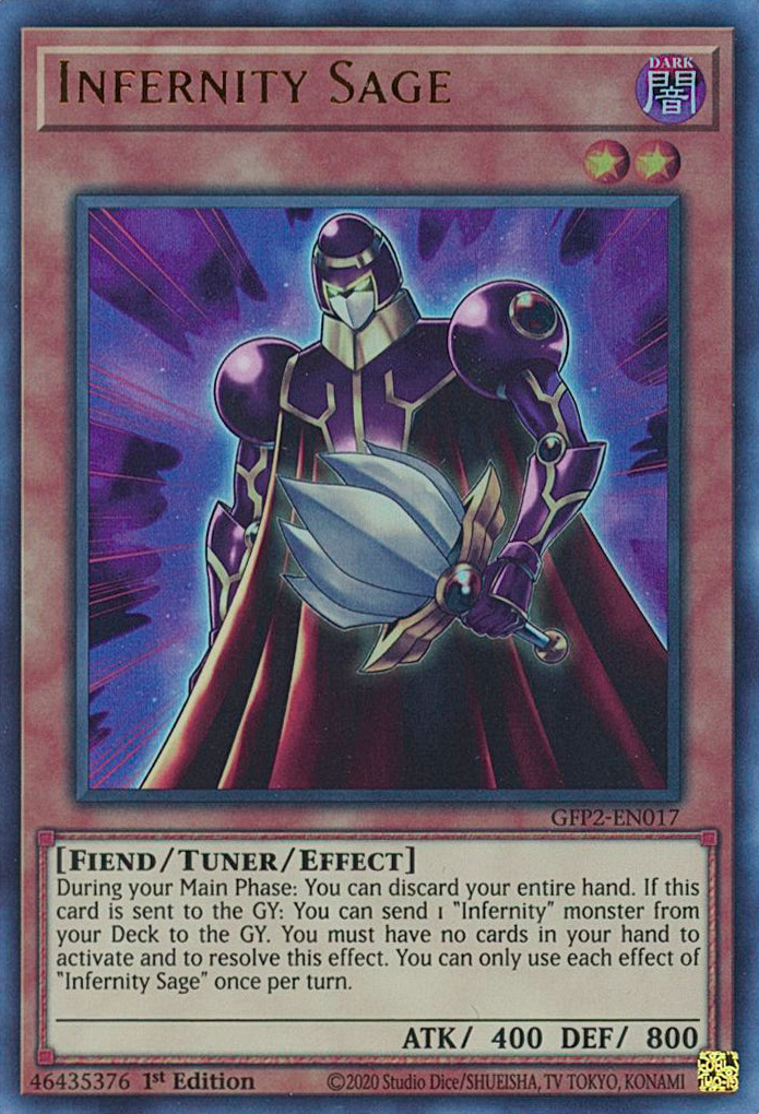Infernity Sage [GFP2-EN017] Ultra Rare | Jomio and Rueliete's Cards and Comics