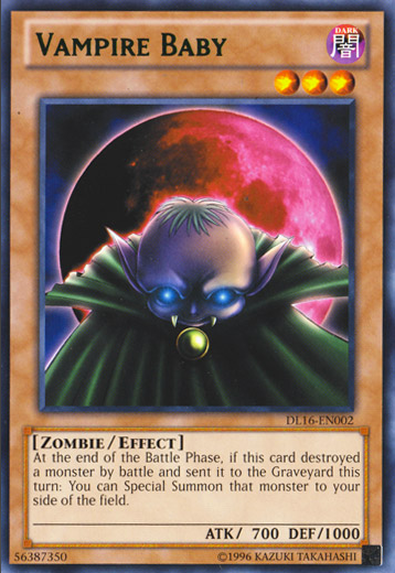 Vampire Baby (Green) [DL16-EN002] Rare | Jomio and Rueliete's Cards and Comics