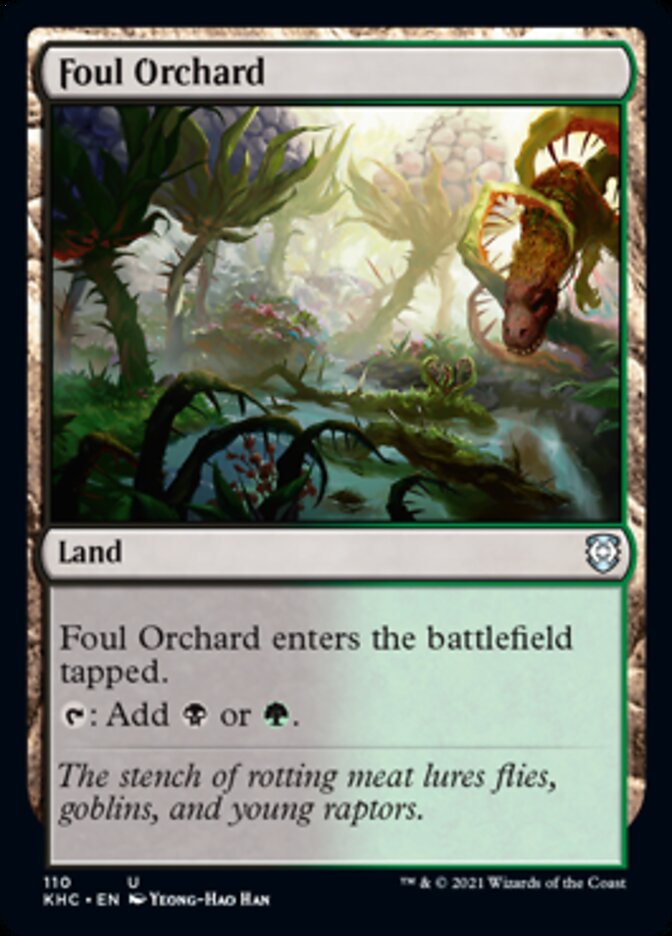 Foul Orchard [Kaldheim Commander] | Jomio and Rueliete's Cards and Comics