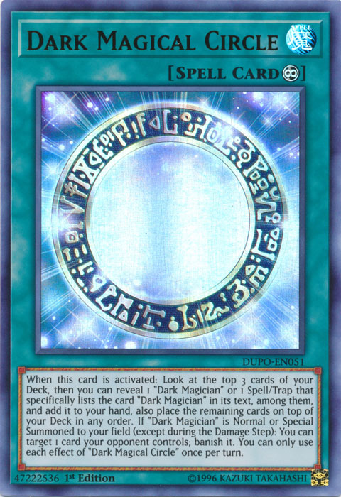 Dark Magical Circle [DUPO-EN051] Ultra Rare | Jomio and Rueliete's Cards and Comics