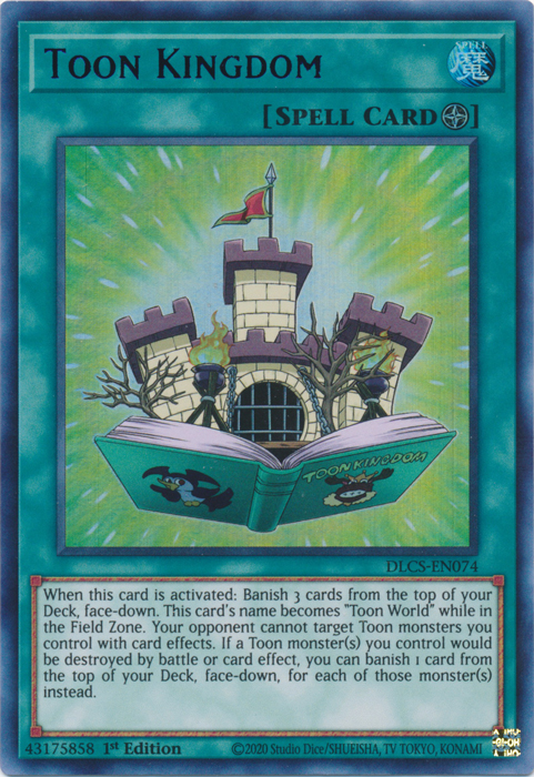 Toon Kingdom (Purple) [DLCS-EN074] Ultra Rare | Jomio and Rueliete's Cards and Comics