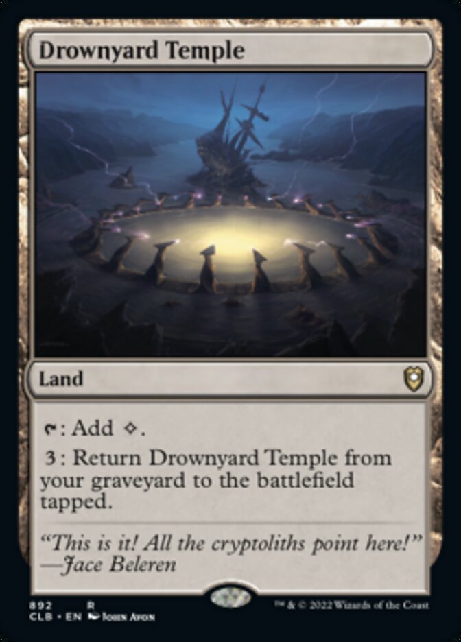 Drownyard Temple [Commander Legends: Battle for Baldur's Gate] | Jomio and Rueliete's Cards and Comics