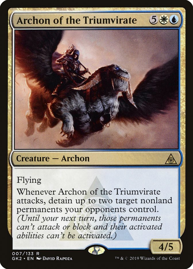 Archon of the Triumvirate [Ravnica Allegiance Guild Kit] | Jomio and Rueliete's Cards and Comics