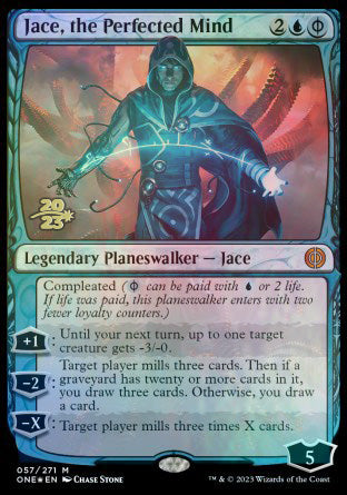 Jace, the Perfected Mind [Phyrexia: All Will Be One Prerelease Promos] | Jomio and Rueliete's Cards and Comics