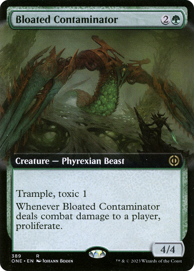 Bloated Contaminator (Extended Art) [Phyrexia: All Will Be One] | Jomio and Rueliete's Cards and Comics