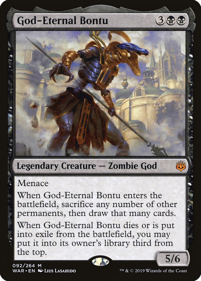 God-Eternal Bontu [War of the Spark] | Jomio and Rueliete's Cards and Comics