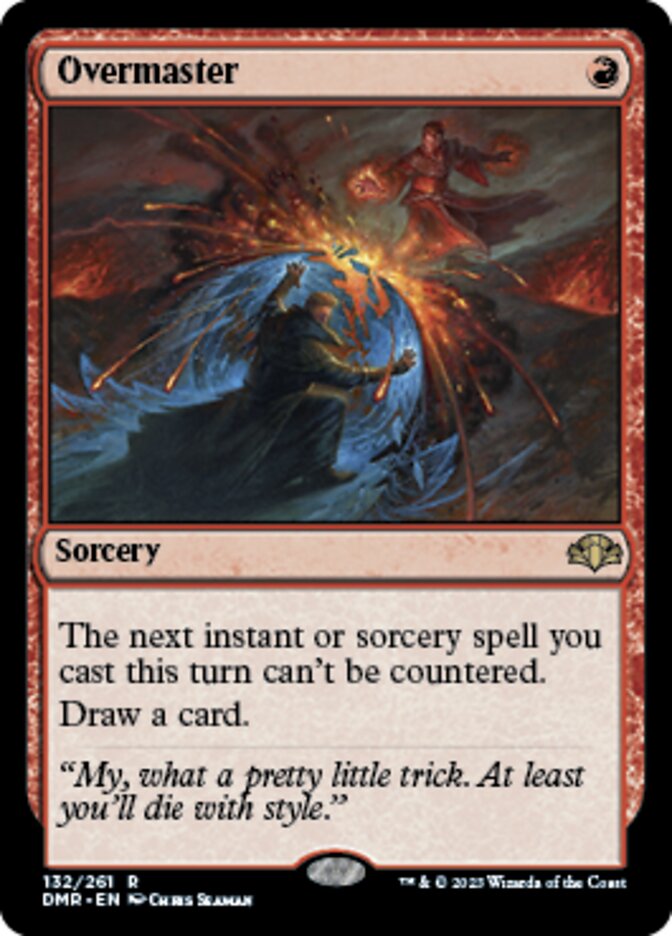 Overmaster [Dominaria Remastered] | Jomio and Rueliete's Cards and Comics