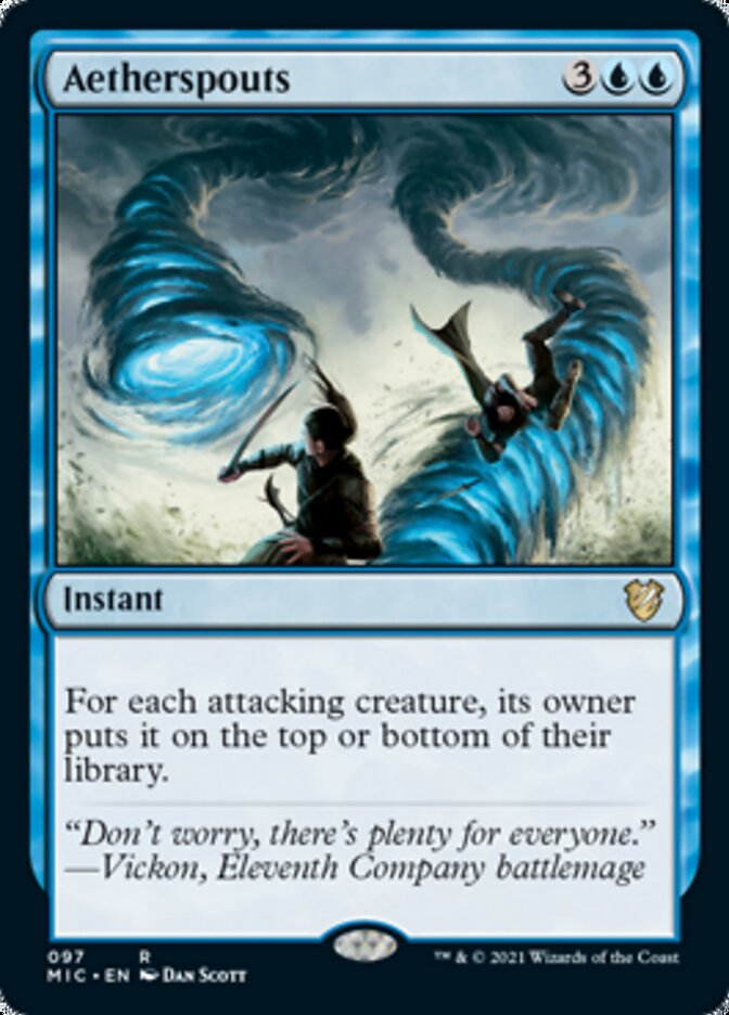 Aetherspouts [Innistrad: Midnight Hunt Commander] | Jomio and Rueliete's Cards and Comics