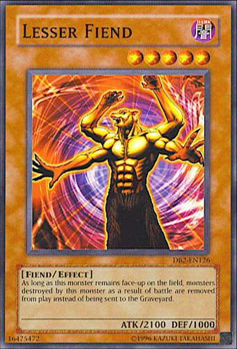 Lesser Fiend [DB2-EN126] Common | Jomio and Rueliete's Cards and Comics