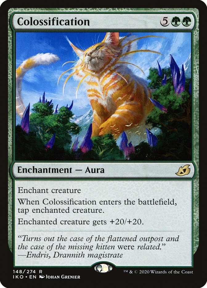 Colossification (148/274) [Ikoria: Lair of Behemoths] | Jomio and Rueliete's Cards and Comics