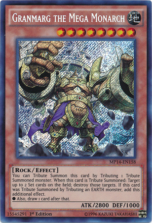 Granmarg the Mega Monarch [MP14-EN158] Secret Rare | Jomio and Rueliete's Cards and Comics