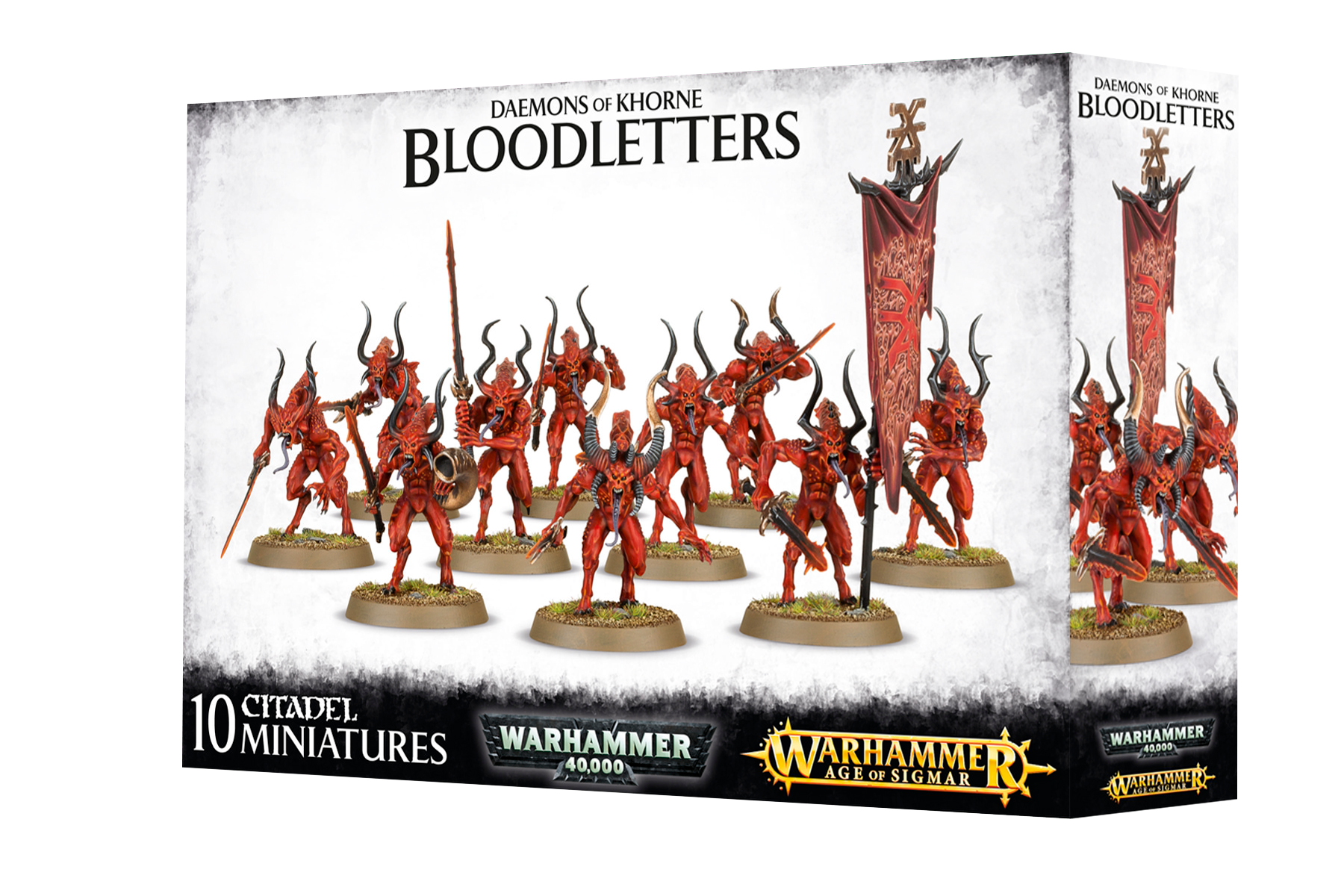 Warhammer 40,000 Age of Sigmar Daemons of Khorne Bloodletters | Jomio and Rueliete's Cards and Comics