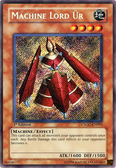 Machine Lord Ur [CSOC-EN093] Secret Rare | Jomio and Rueliete's Cards and Comics