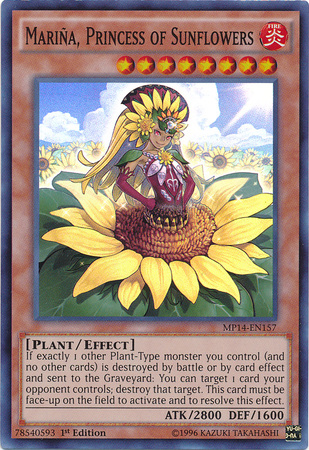 Mariña, Princess of Sunflowers [MP14-EN157] Super Rare | Jomio and Rueliete's Cards and Comics