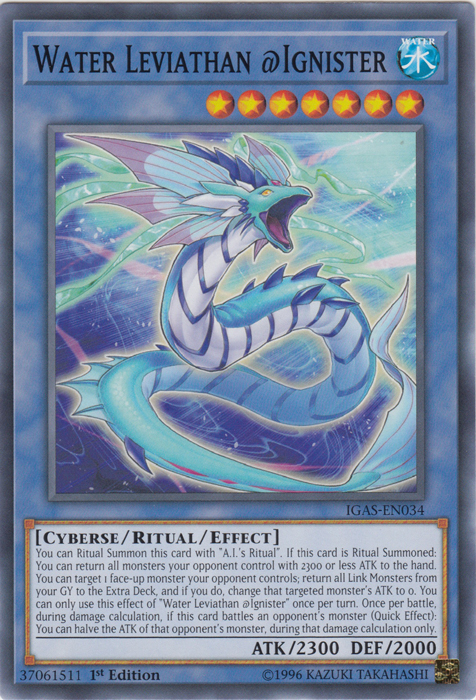 Water Leviathan @Ignister [IGAS-EN034] Common | Jomio and Rueliete's Cards and Comics