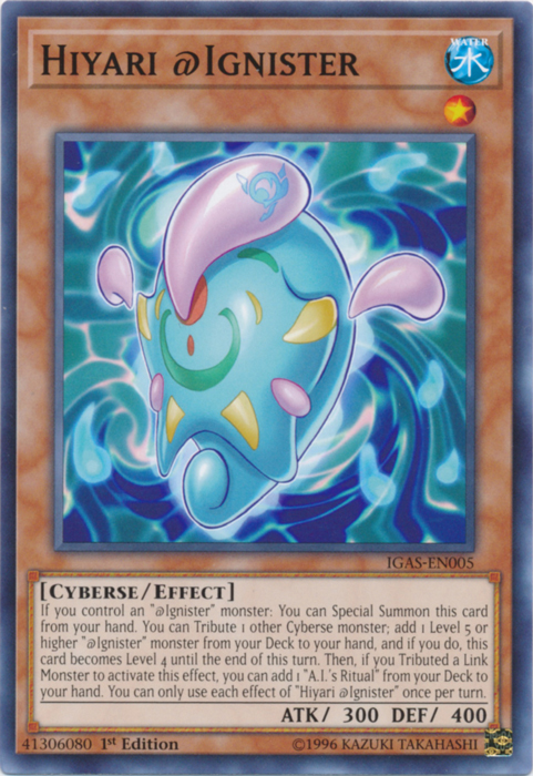 Hiyari @Ignister [IGAS-EN005] Common | Jomio and Rueliete's Cards and Comics