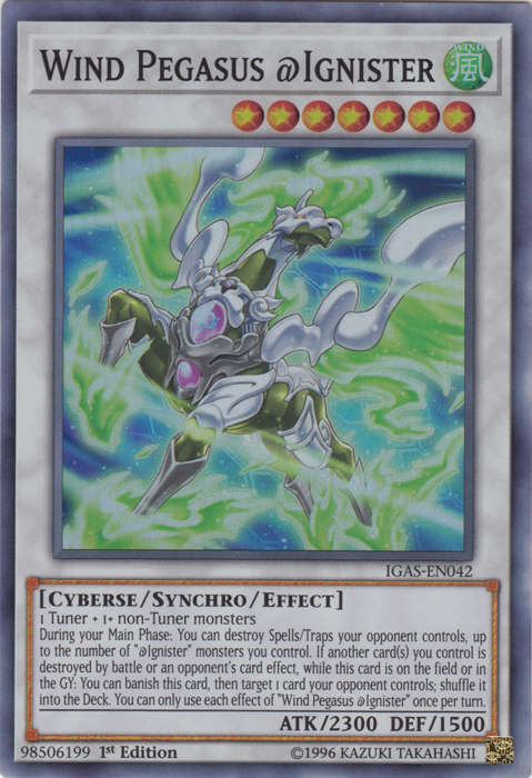 Wind Pegasus @Ignister [IGAS-EN042] Super Rare | Jomio and Rueliete's Cards and Comics