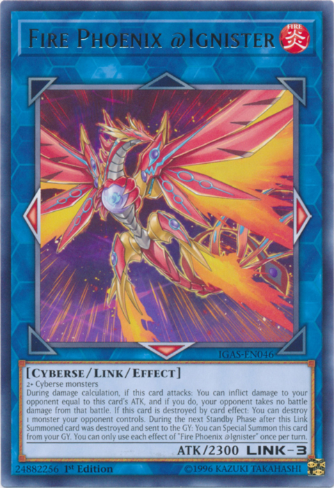 Fire Phoenix @Ignister [IGAS-EN046] Rare | Jomio and Rueliete's Cards and Comics